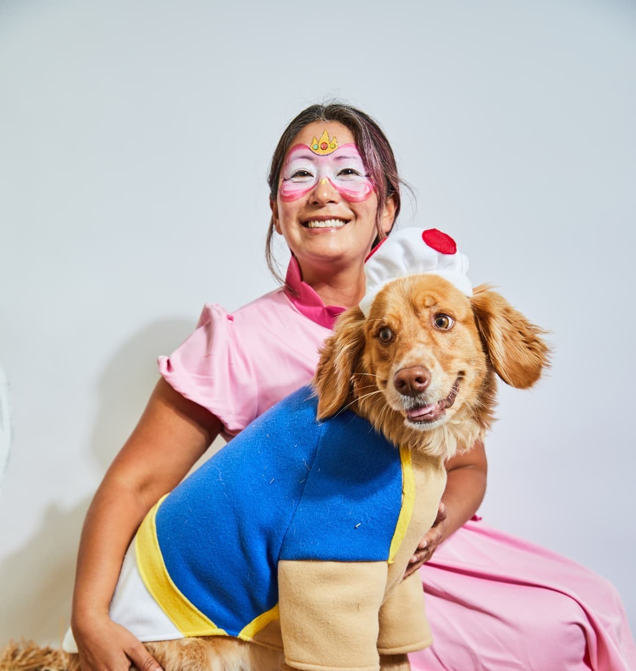 A pet parent with their companion